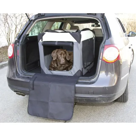Caisse transport chien pliable toile 91x63,5 cm