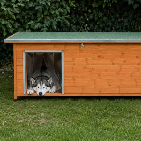 Niche en bois isolante 2XL pour chien - Épicéa 3 couches