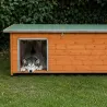 Niche en bois isolante 2XL pour chien - Épicéa 3 couches