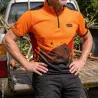 T-shirt orange haute visibilité - Sécurité et confort extérieur