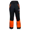 Pantalon protection scie chaîne classe 1 type A orange/gris