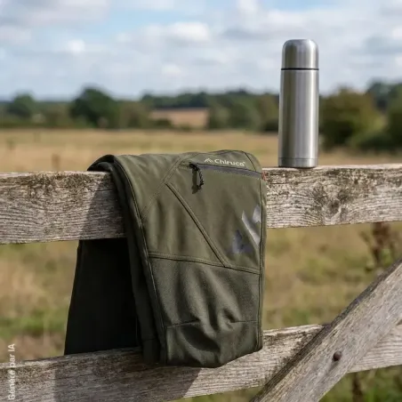 Pantalon Chiruca Lykos vert coupe-vent et déperlant