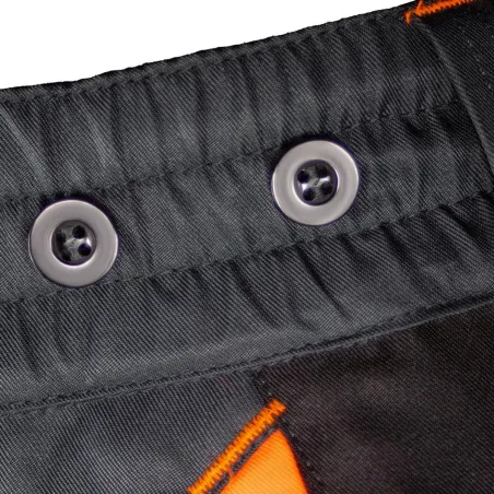 Pantalon débroussaillage ultra-résistant noir/orange