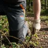 Pantalon débroussaillage ultra-résistant noir/orange