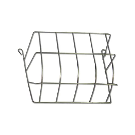 Lot de 10 râteliers à foin lapins en acier 20 cm Olba