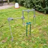 Support surélevé pour piège en X 13×13 cm