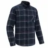 Chemise homme Sweet bleu marine flanelle grattée 200 g/m²
