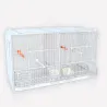Cage d'élevage pour canaris empilable 60x27x40 cm