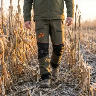 Pantalon Cerbère vert anti-ronces Francital chasse