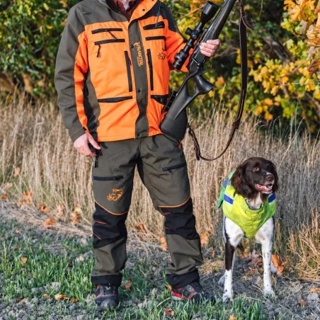 Pantalon Cerbère vert anti-ronces Francital chasse