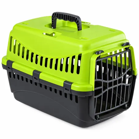 Caisse transport chat Expedion - Gris PVC 45x30x30 cm