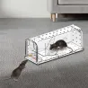 Lot de 2 cages à souris résistantes en plastique aéré
