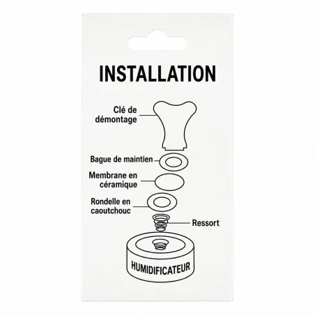 Membrane de rechange pour humidificateur de couveuse