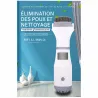 Peigne électrique anti-poux 4-6h LED 3 vitesses silencieux
