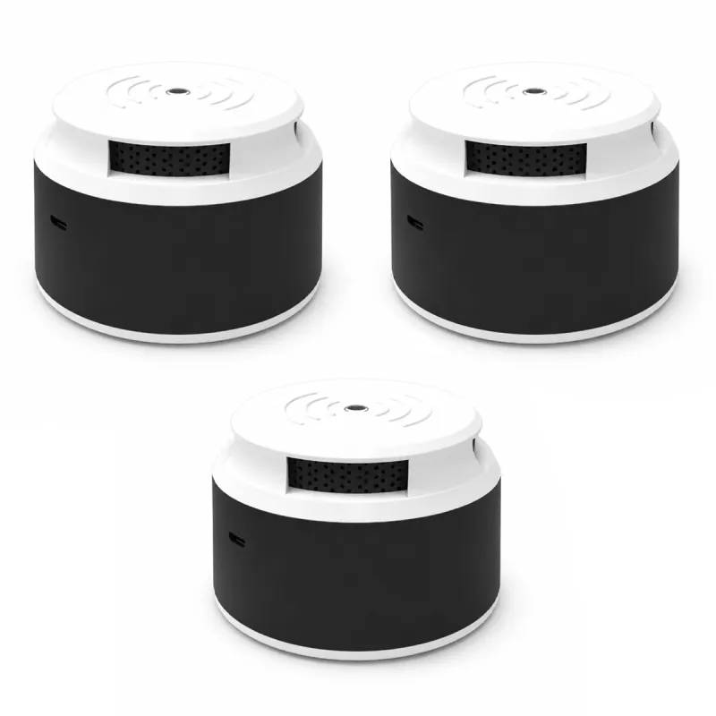 Pack 3 répulsifs ultrasons 360° intérieur 40 m²