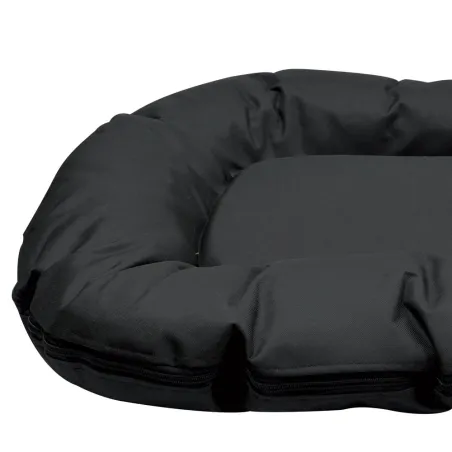 Coussin chien imperméable noir déhoussable | Ducatillon