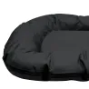 Coussin chien imperméable noir déhoussable | Ducatillon