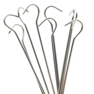 10 sardines métalliques pour pièges à taupe Putange