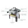 Mangeoire OLBA ROBUST® 12 kg ouverte pour volailles