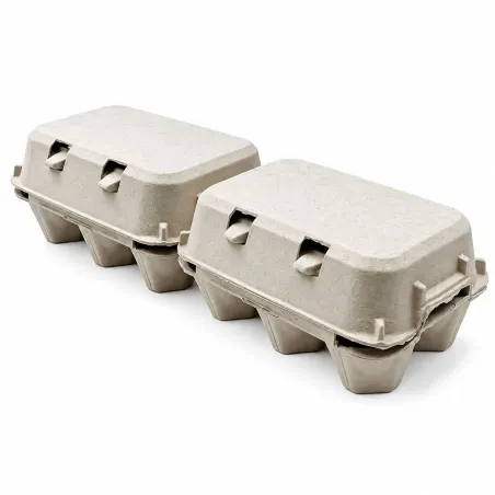 Palette 3 968 boîtes à œufs carton 2x6 séparables