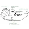 Gilet de protection Somlys Made in Traque T75 pour chien traqueur