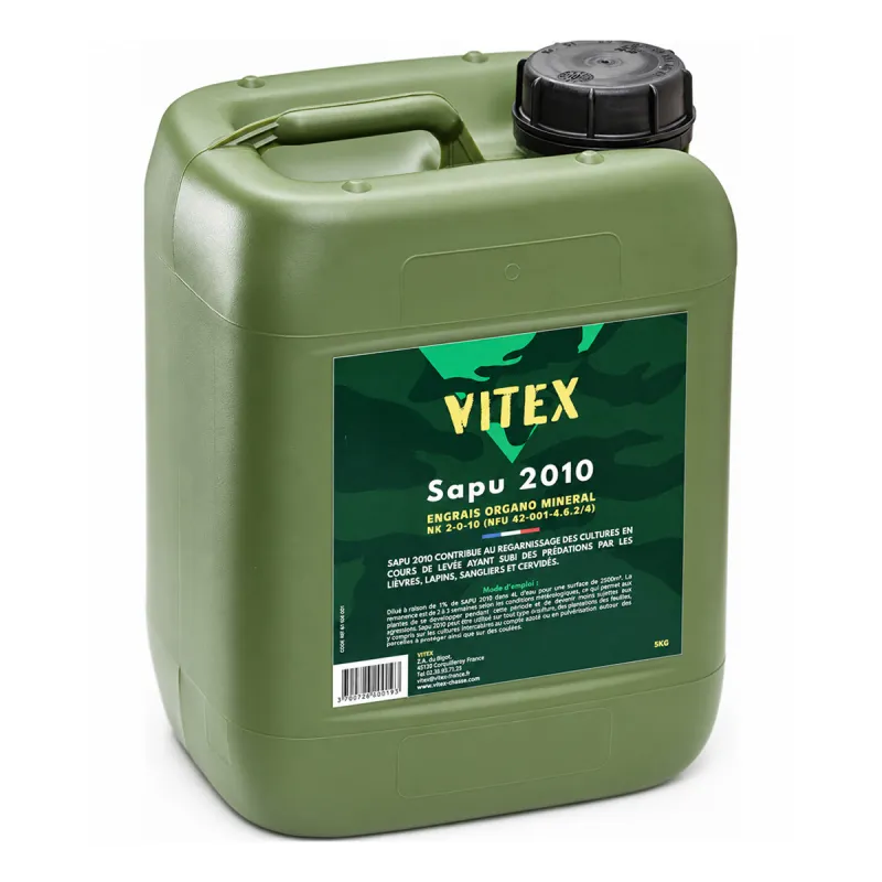 SAPU 2010 Vitex 5 kg - Répulsif anti-gibier pour cultures