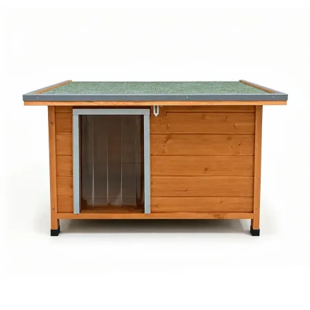 Niche en bois isolante Taille M - Épicéa 3 couches 92x68x60 cm