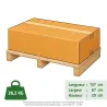 Niche chien polypropylène avec porte 120x115x120 cm
