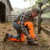 Jambières débroussaillage Solidur CHDE orange 80 cm