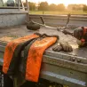 Jambières débroussaillage Solidur CHDE orange 80 cm