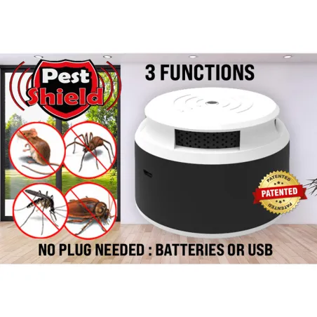 Répulsif ultrasons 40m² - Anti nuisibles maison