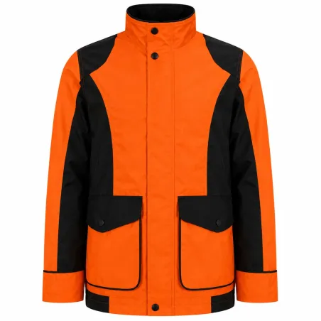 Veste chasse femme Stronger 6 poches orange XS-2XL
