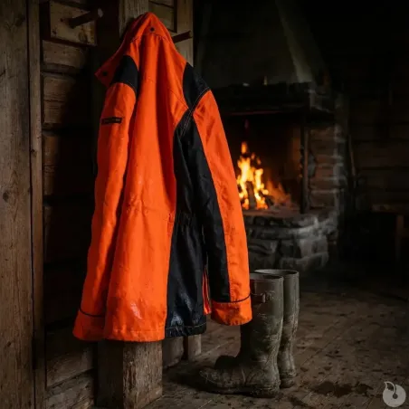 Veste chasse femme Stronger 6 poches orange XS-2XL