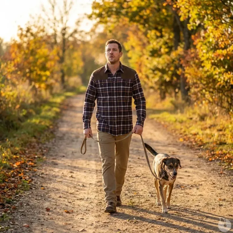Chemise Browning Francis Bleu - Chasse Hiver Coton