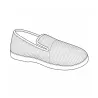 Charentaises laine velours marron semelle PVC 41-46