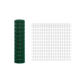 Rouleau grillage vert 1,5m x 20m - Maille 50x100mm Ø2,5mm