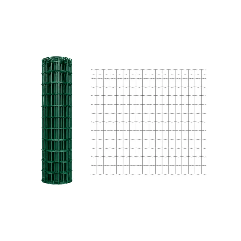 Rouleau grillage vert 1,5m x 20m - Maille 50x100mm Ø2,5mm