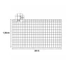 Rouleau grillage vert 1,5m x 20m - Maille 50x100mm Ø2,5mm