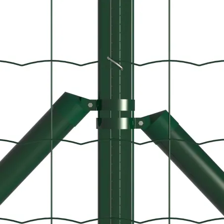 Rouleau grillage vert 1,5m x 20m - Maille 50x100mm Ø2,5mm