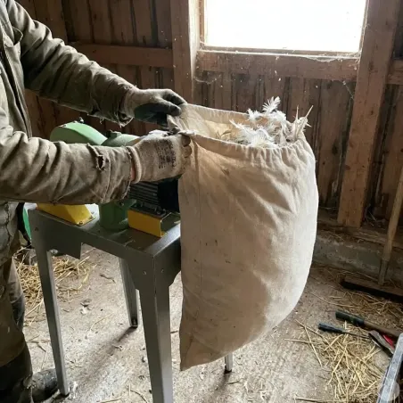 Plumeuse à sec Senesi® Zippy - Plumage rapide et hygiénique