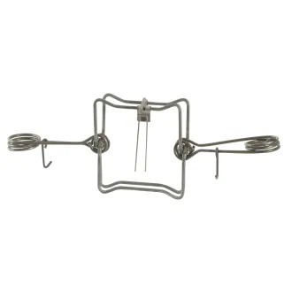 Piège Conibear X 25x25 cm acier brut homologué PHE