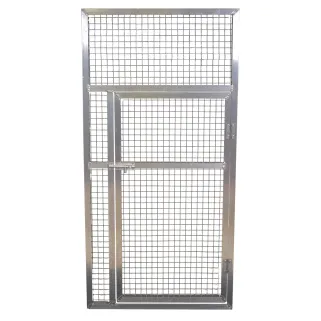 Panneau volière alu 102x200 cm avec porte intégrée