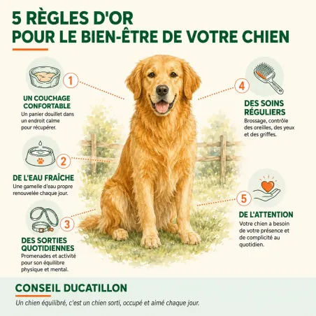 Collier polyester kaki réglable 45 cm Stepland