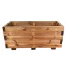 Jardinière bois autoclave 80x40cm - Résistante extérieur