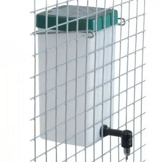 5 abreuvoirs pipette 1L pour lapins - Fixation cage PVC