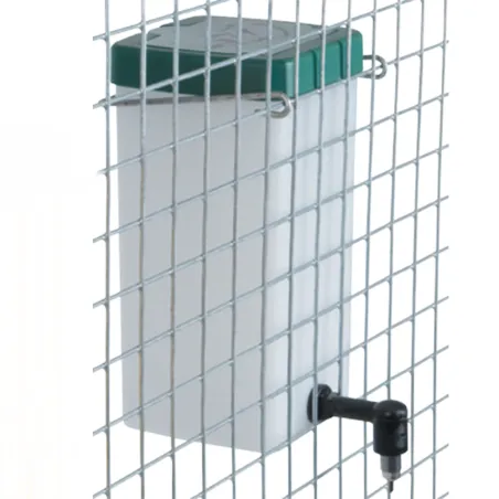 5 abreuvoirs pipette 1L pour lapins - Fixation cage PVC