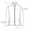 Polaire Deerhunter Cumbria gris 360 g/m² confort