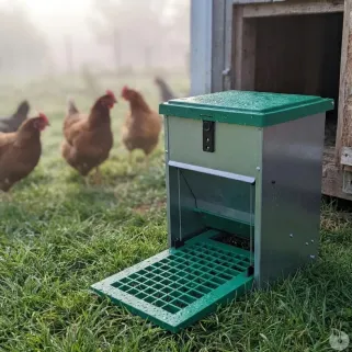 Mangeoire Feedomatic 5kg anti-nuisibles pour volailles