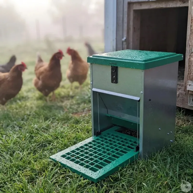 Mangeoire Feedomatic 5kg anti-nuisibles pour volailles