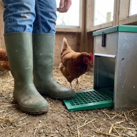 Mangeoire Feedomatic 5kg anti-nuisibles pour volailles